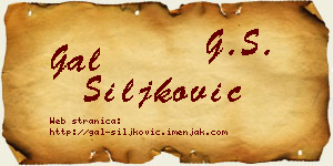 Gal Šiljković vizit kartica